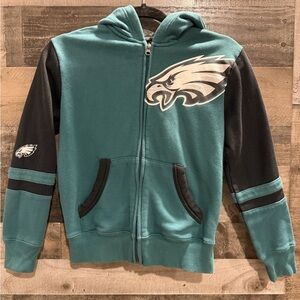 Eagles Green and Black Kids Jacket